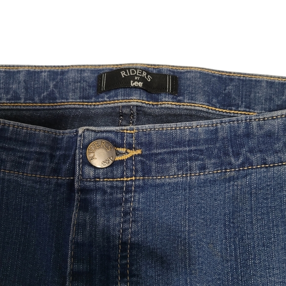 Riders by Lee  20W P  Women's Straight Leg  Denim  Blue Jeans Like New - Picture 4 of 9